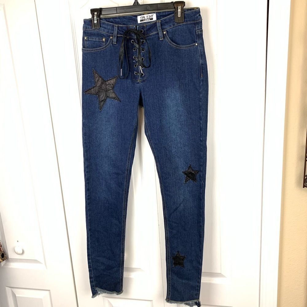 The Edit By Seventeen Star Embellished Jeans‎